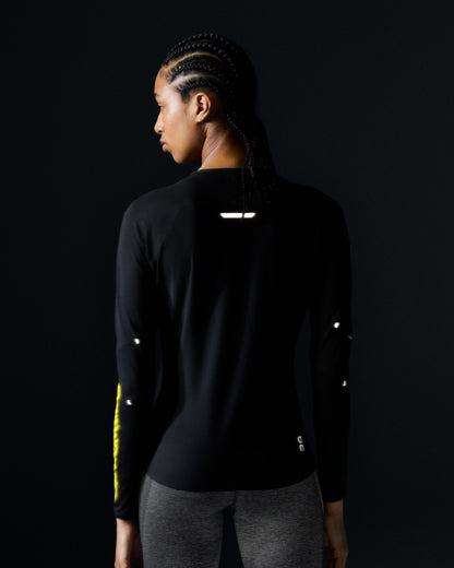 Women's Performance Long-T Lumos Black - US 1817