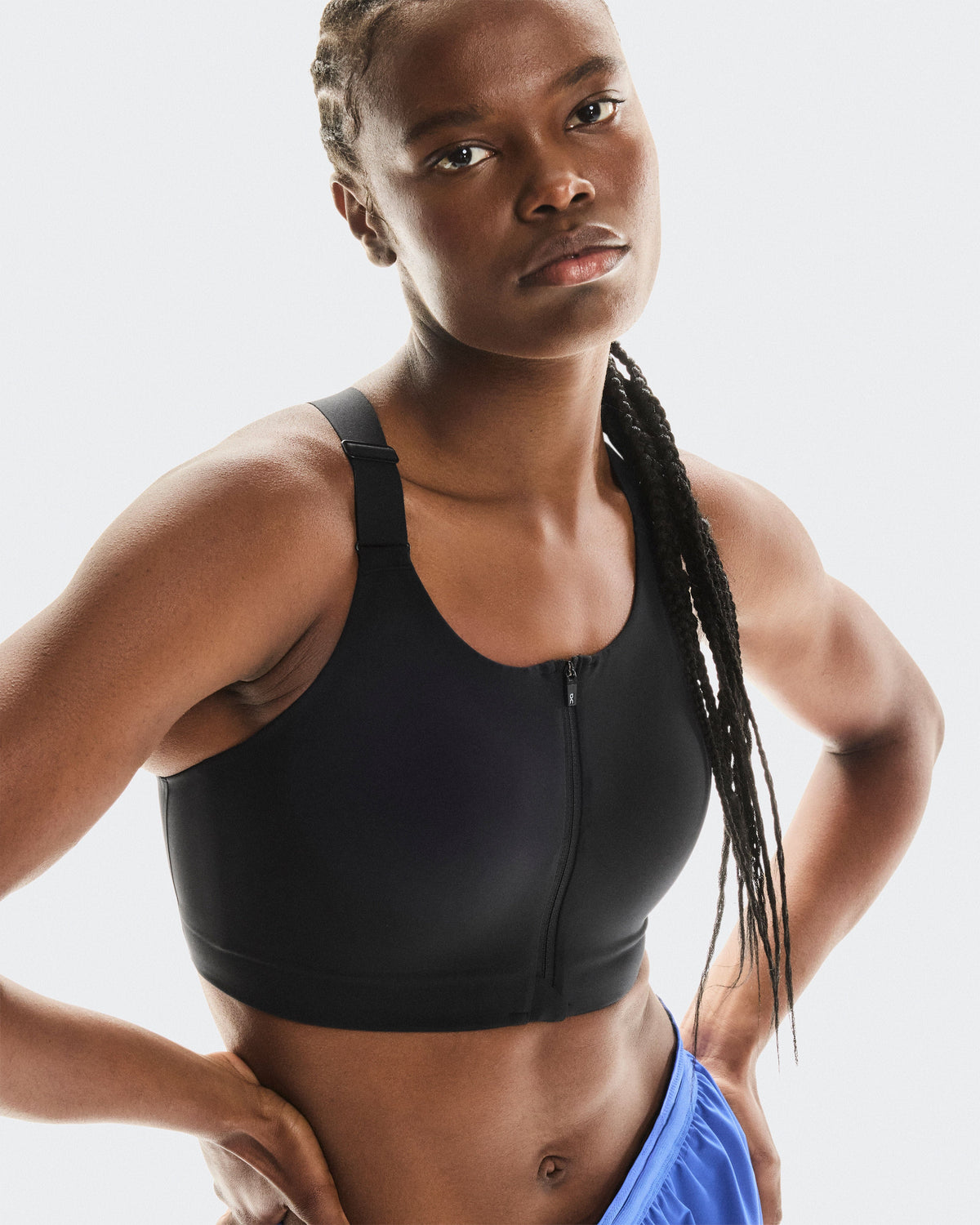 Women's Endurance Bra Zip Black - US 1462
