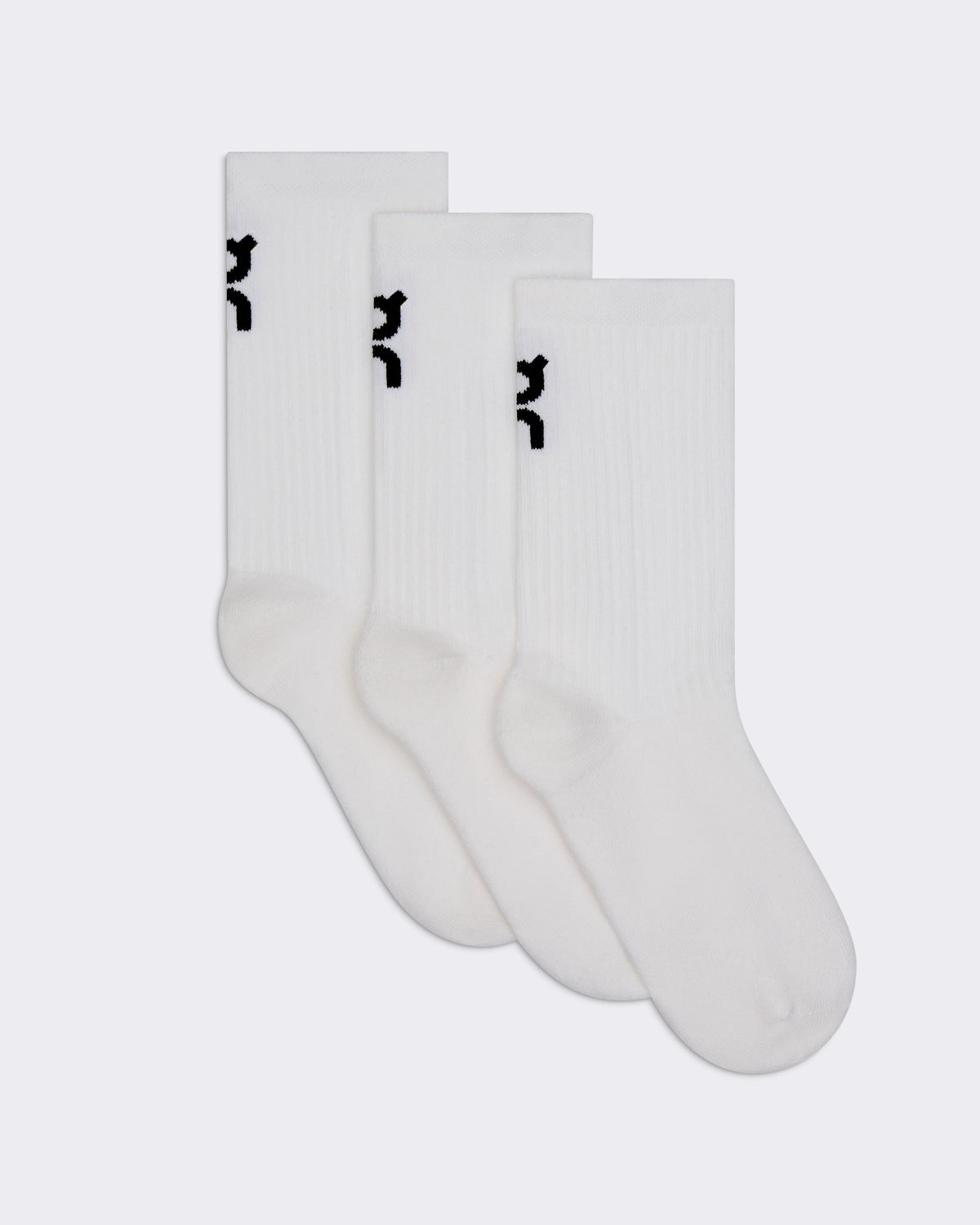 Kids Logo Sock High 3P Kids White - US 6687