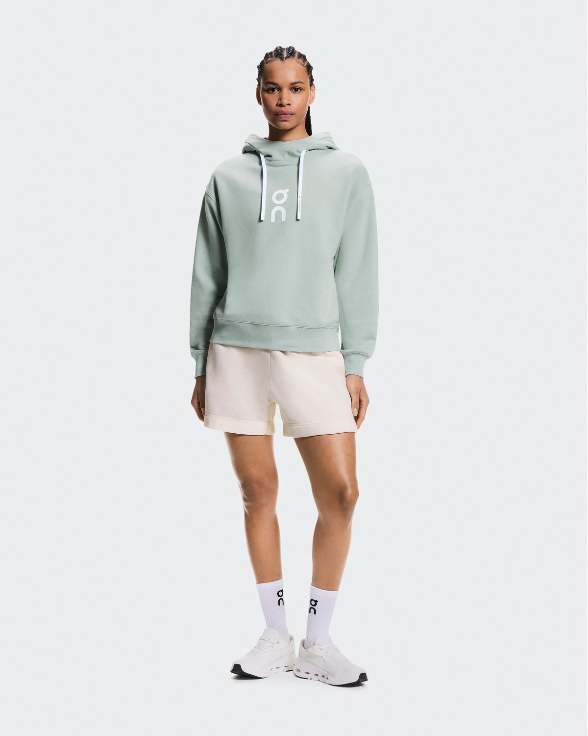 Women's Club Hoodie Mineral - US 6955
