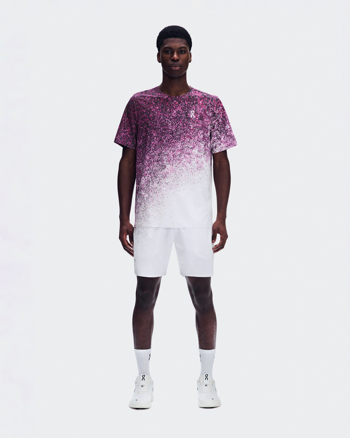 Men's 7" Court Shorts Fade Nebula | White - US 9401