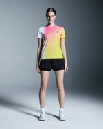 Women's Court-T White | Lime - US 3212