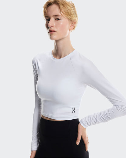 Women's Studio Long-T Crop White - US 7828