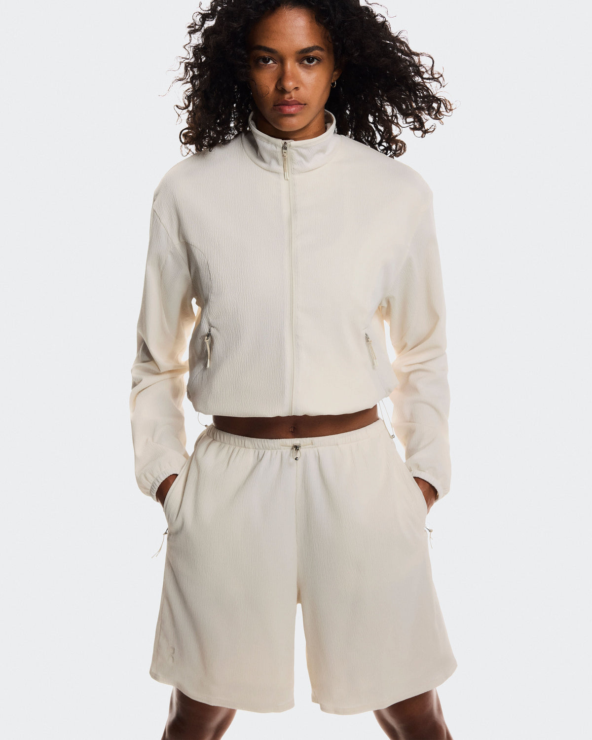 Women's Track Jacket Cream - US 6380