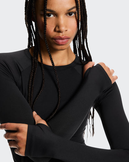 Women's Studio Long-T Black - US 7598