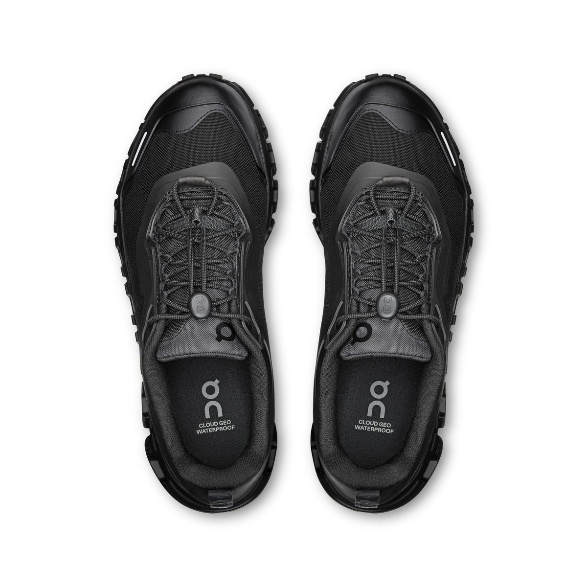 Women's Cloud 6 Geo Waterproof Black | Black - US 6530