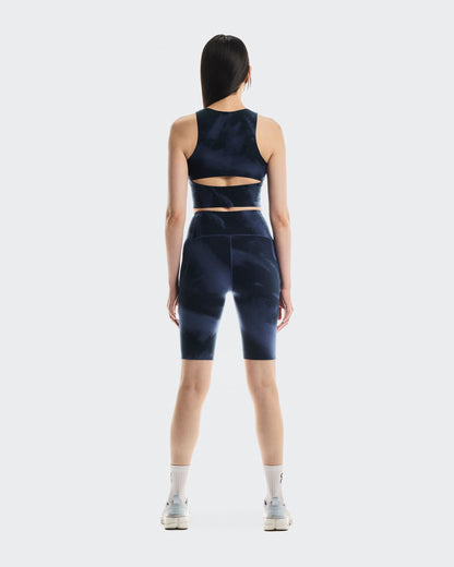 Women's Studio Open Back Crop Acai | Navy - US 2411