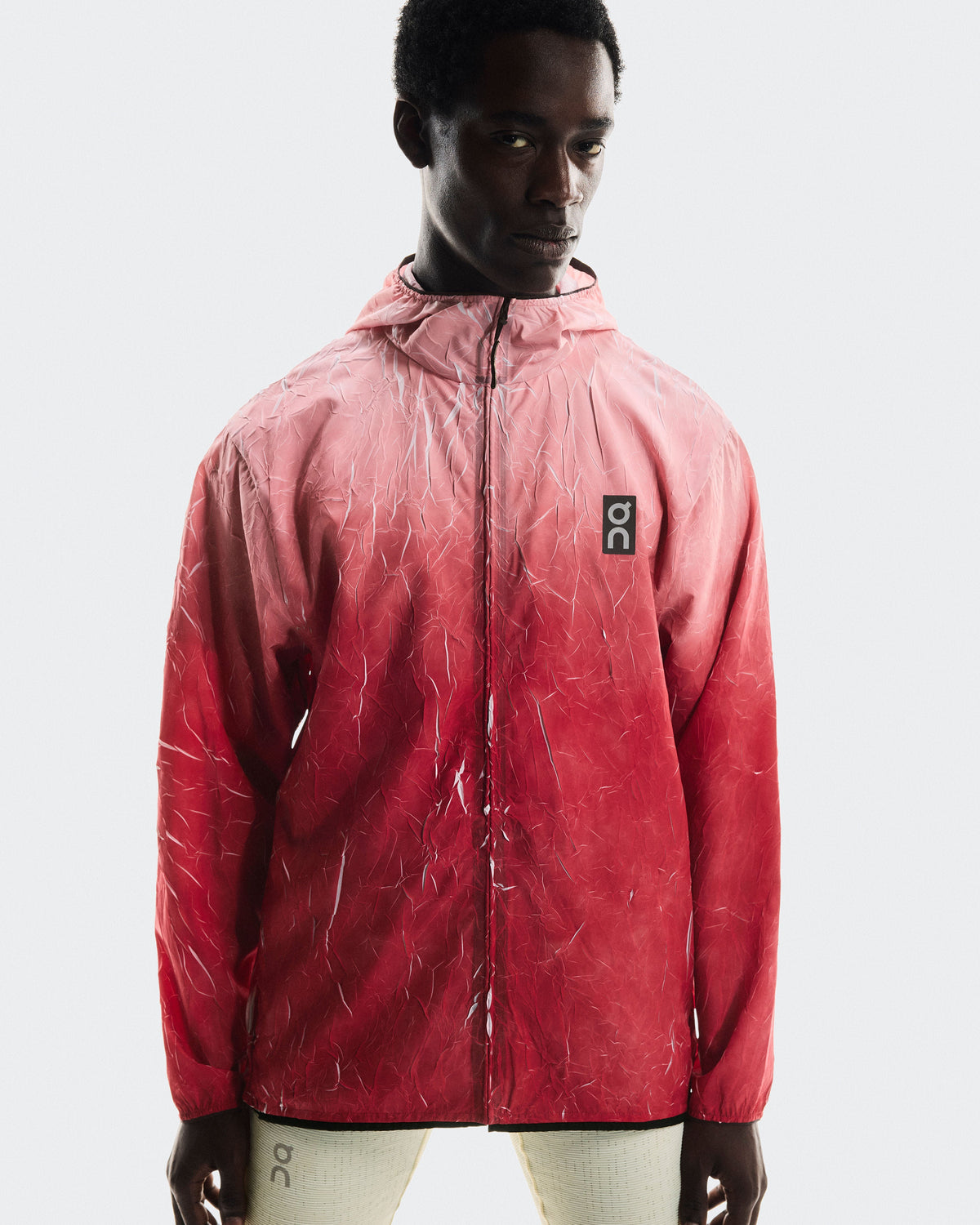 Men's Pace Run Jacket Red - US 9172