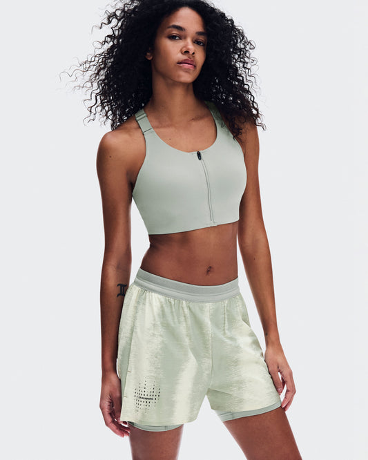 Women's Performance Shorts Terra Seedling | Tin - US 1111