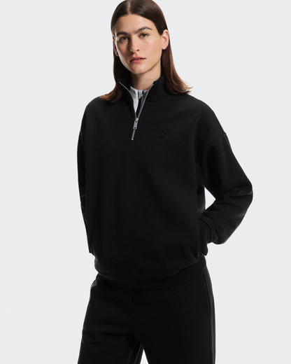 Women's Club Collective 1/4 Zip Black - US 3748
