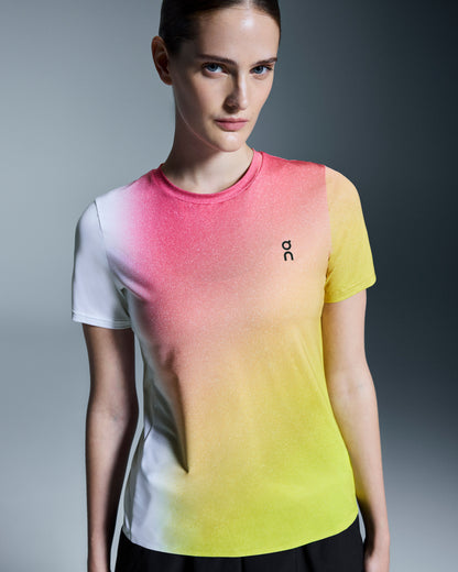 Women's Court-T White | Lime - US 3212