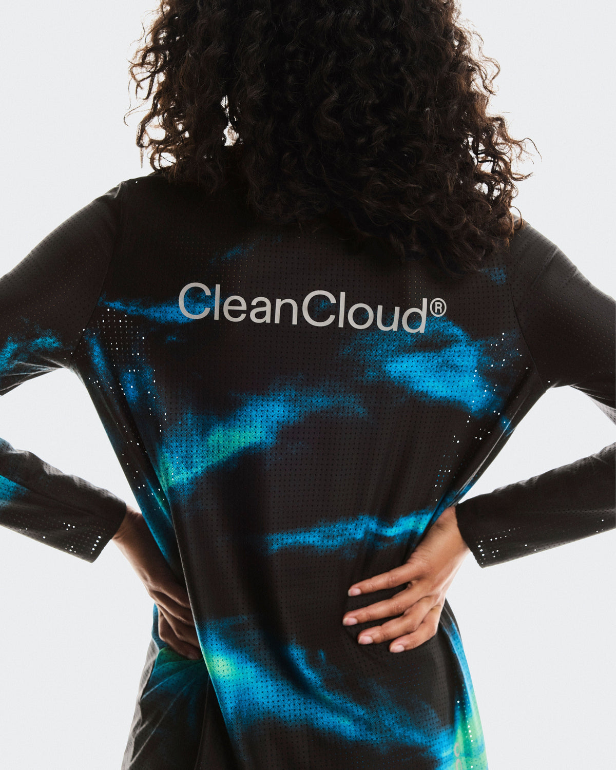 Women's Pace Mesh Long-T Black | Horizon - US 1313