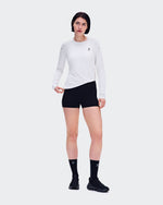 Women's Performance Long-T White | Silver - US 6396