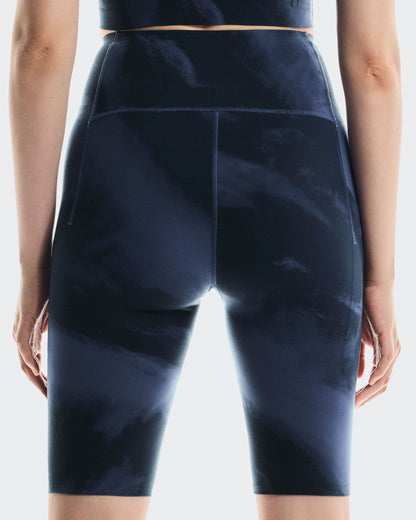 Women's Studio Tights Short Acai | Navy - US 1361