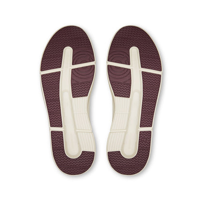 Women's THE ROGER Centre Court Ivory | Maroon - US 5586