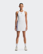 Women's Court Dress Split Edge White | Black - US 9600