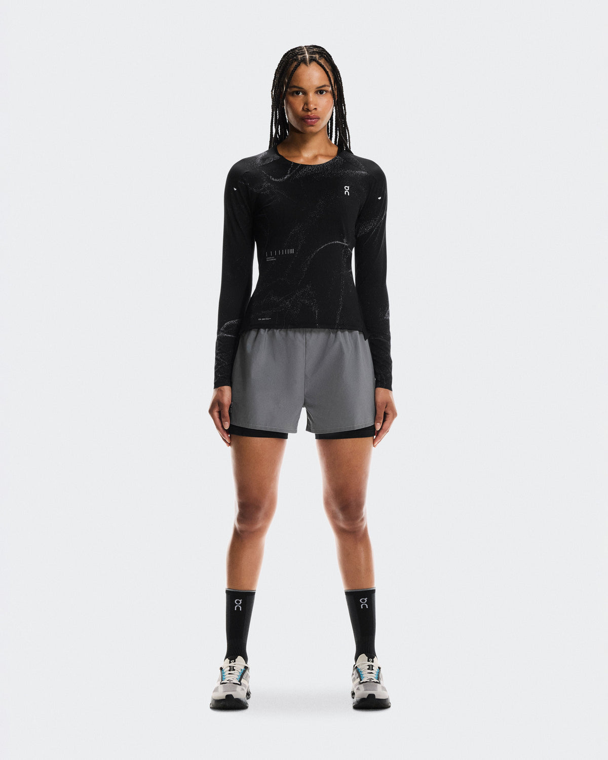 Women's Performance Long-T Lumos Black - US 3488