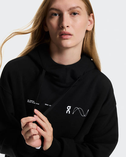 Women's Club Hoodie Avant Black - US 4276