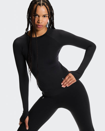 Women's Studio Long-T Black - US 7598