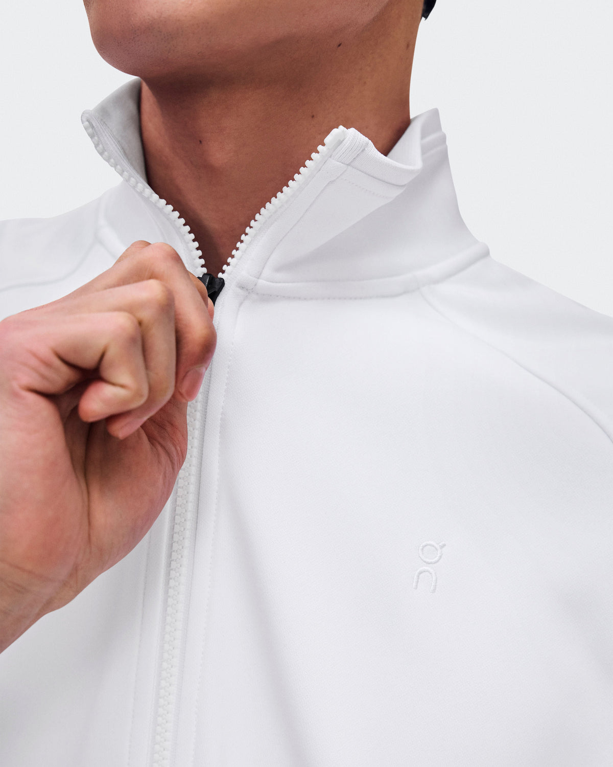 Men's Courtside Full Zip LDN White - US 7696