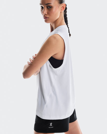 Women's Courtside Tank White - US 1120