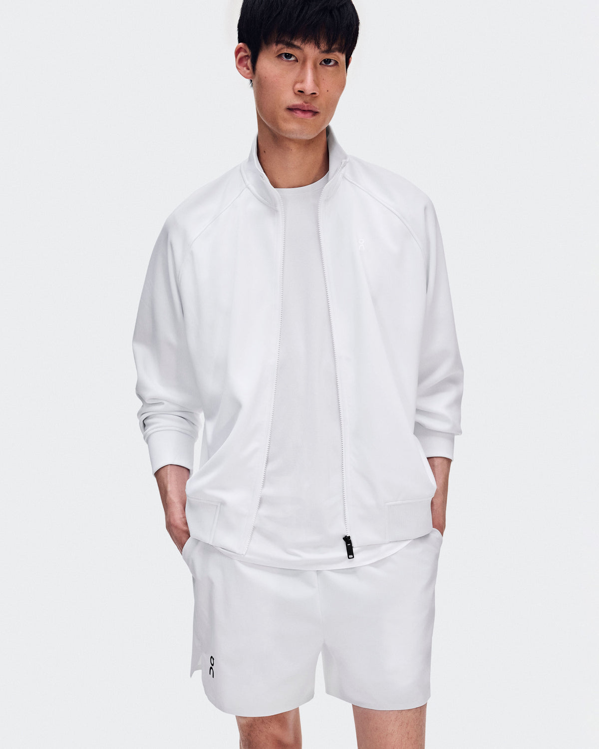 Men's Courtside Full Zip LDN White - US 7696