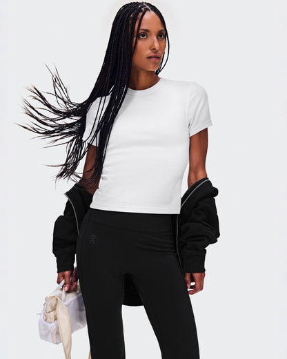 Women's All-Day Ribbed T-Shirt White - US 2000