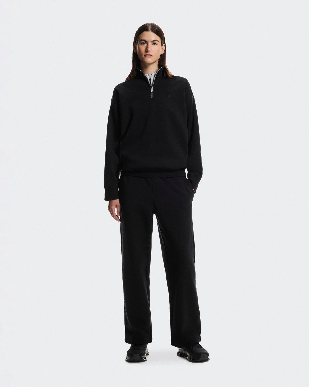 Women's Club Collective 1/4 Zip Black - US 3748