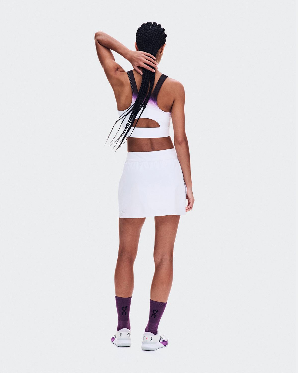 Women's Court Crop Top Swing White | Cassis - US 7252