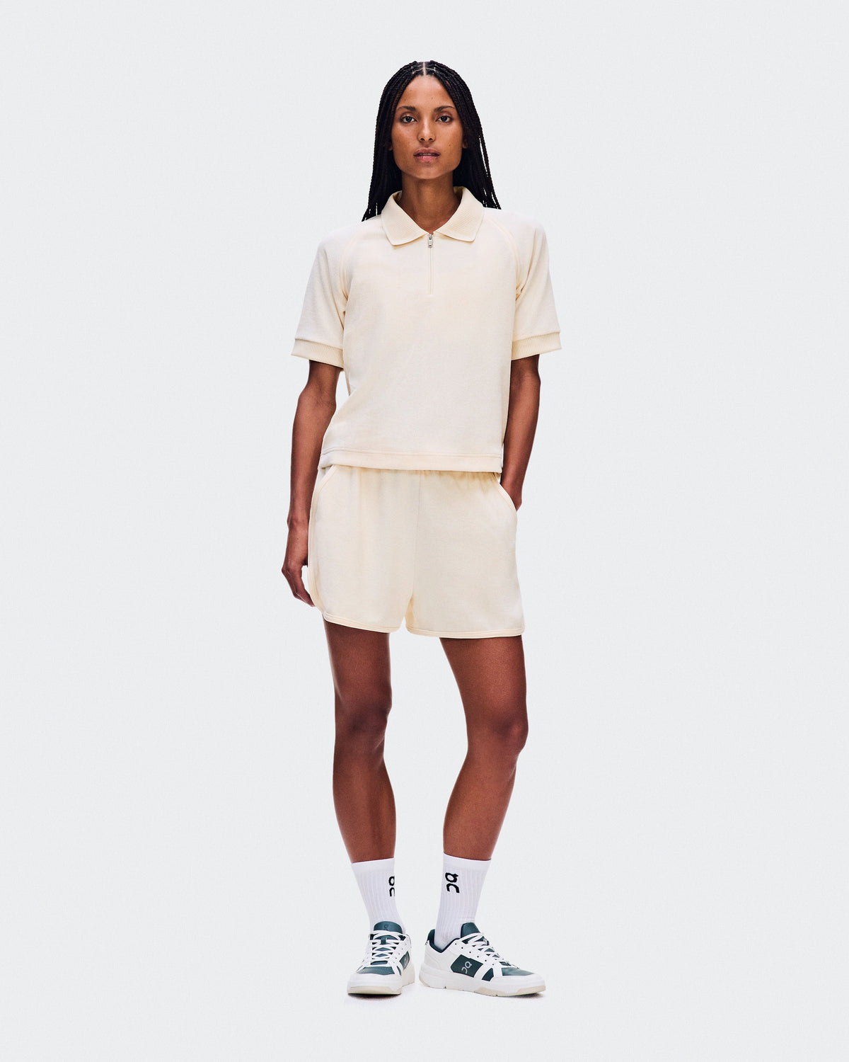 Women's Courtside Polo Terry Chantilly - US 5453