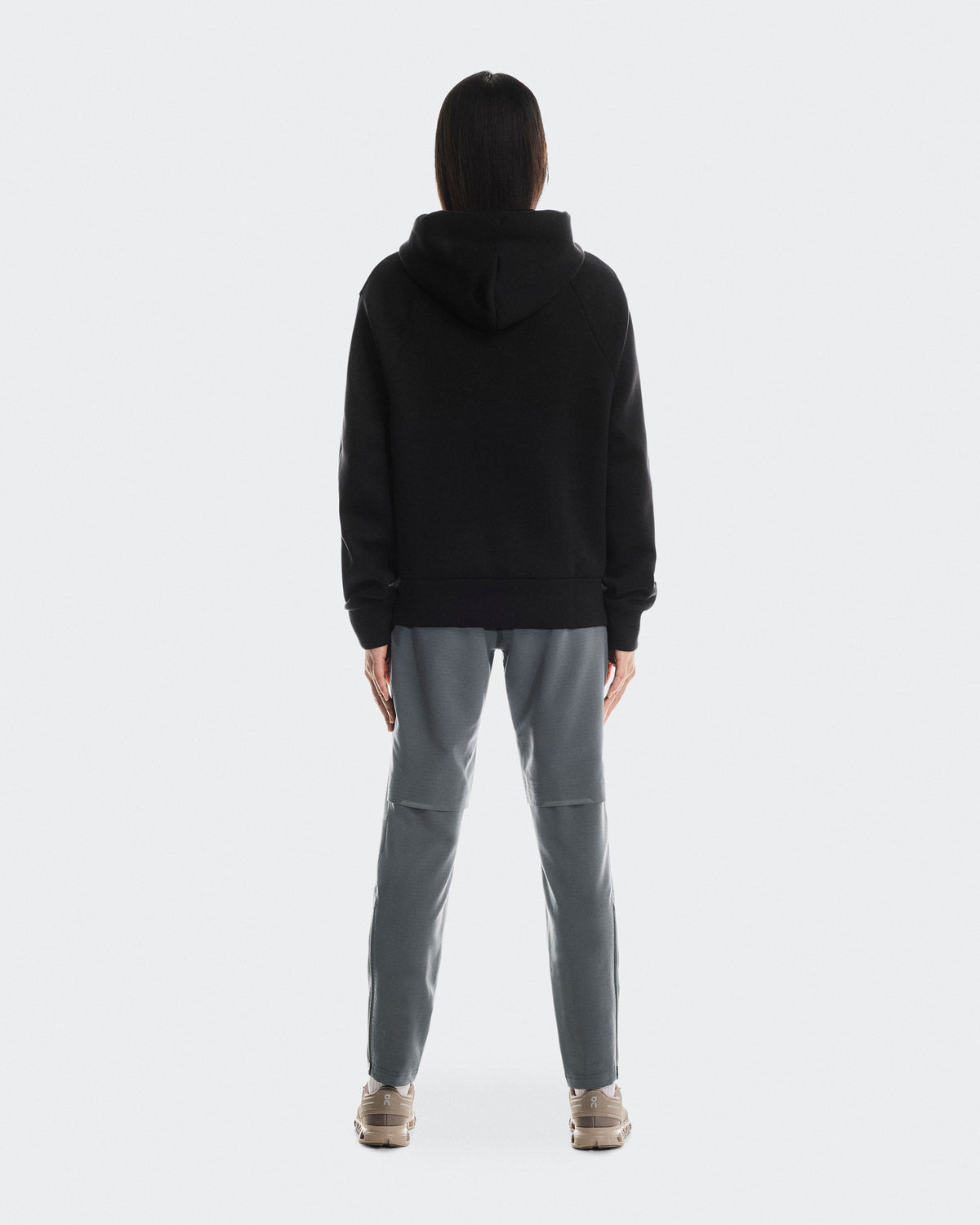 Women's Focus Tech Zip Hoodie Black - US 4795