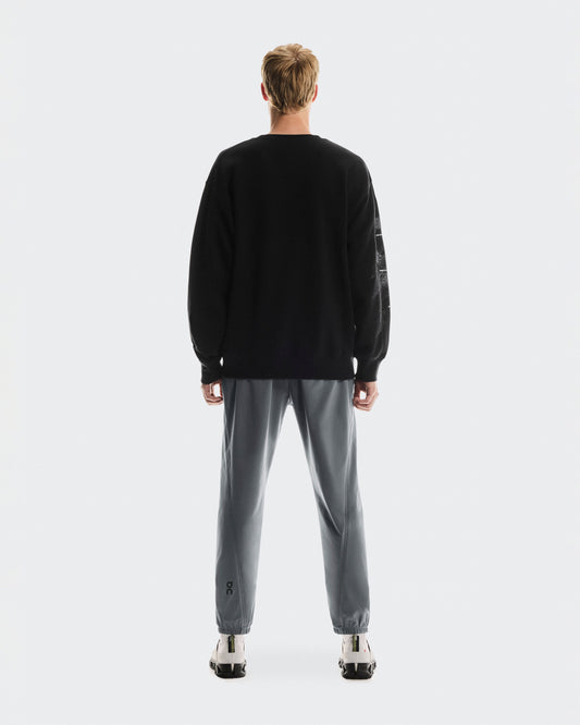 Men's Club Crew Graphic Black | Olive - US 8059