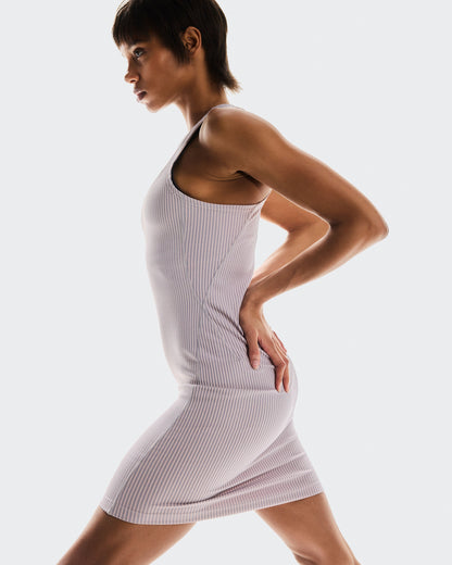 Women's All-Day Ribbed Dress Orchid | Lilac - US 4300