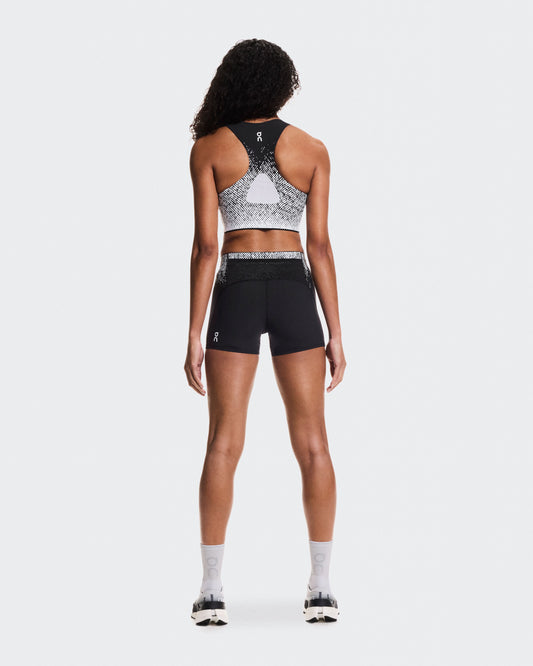Women's Zero Short Tights Black | White - US 5084