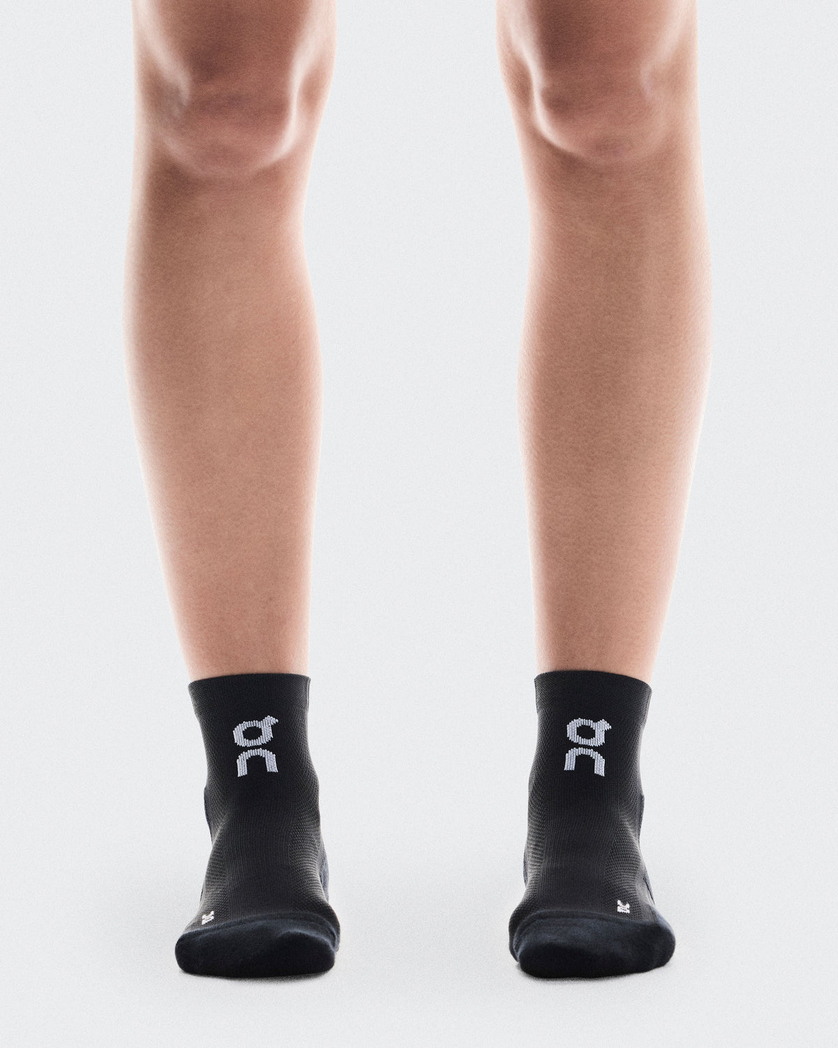 Core Run Sock Mid 2P Black - US 4748
