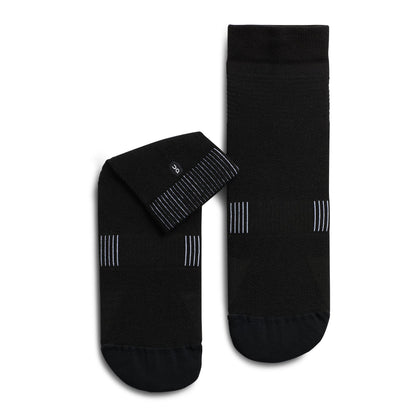 Men's Ultralight Mid Sock Black | White - US 5256