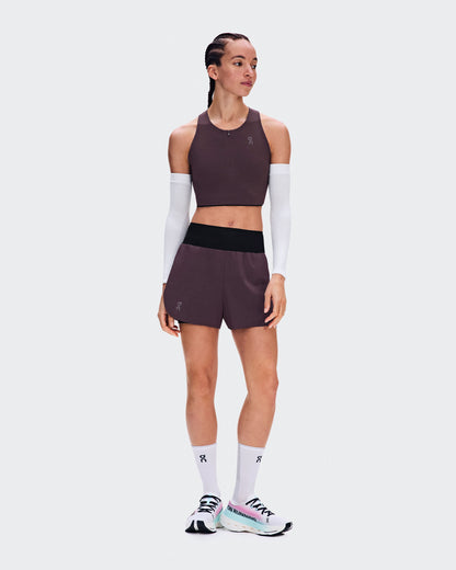 Women's Zero 2-in-1 Shorts Urchin | Black - US 9356
