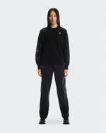 Women's Club Crew Graphic Black | Olive - US 1803