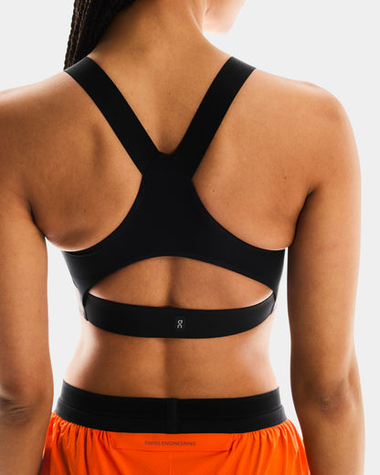 Women's Performance Bra AOP Cinder | Black - US 1643