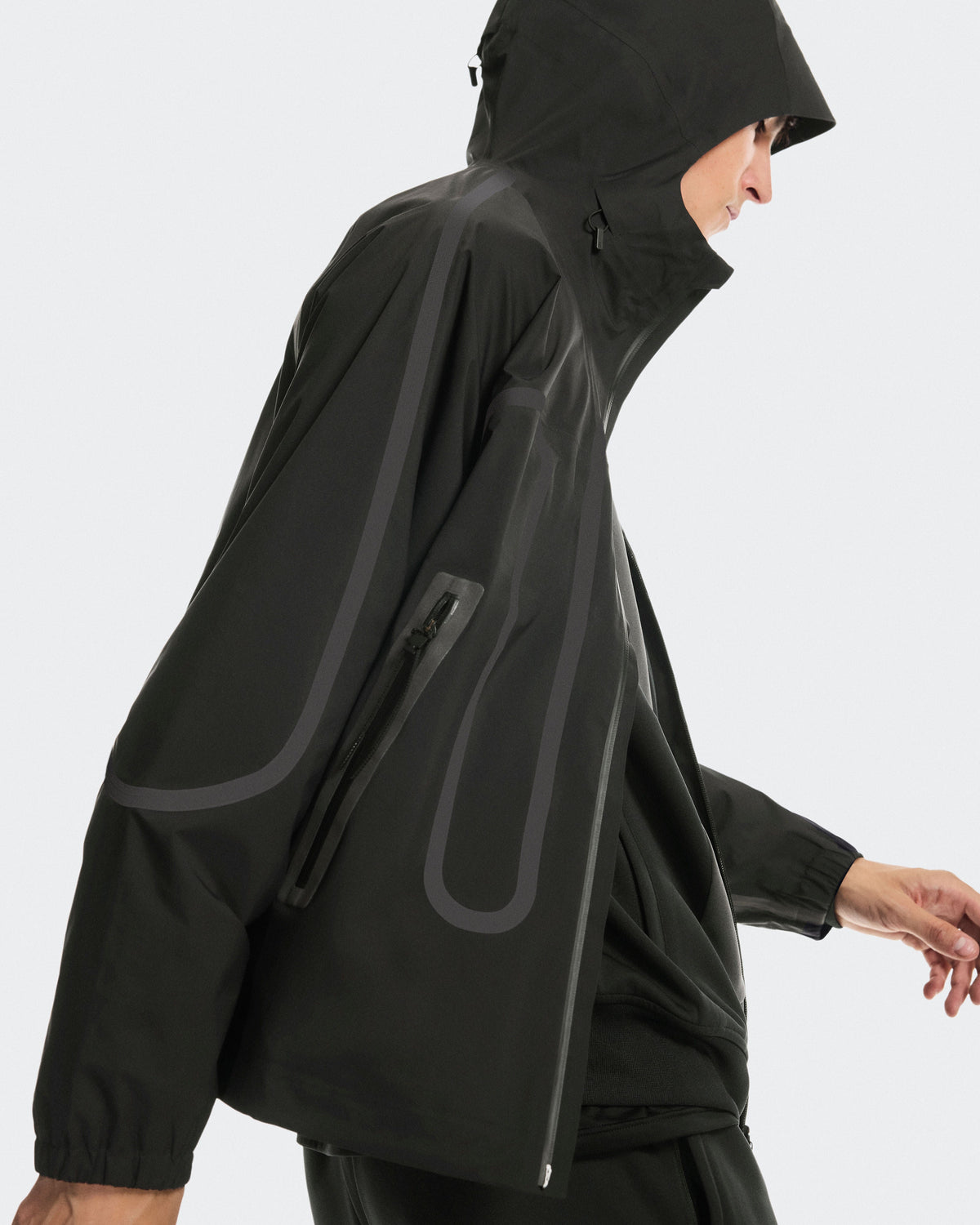 Waterproof Jacket IKON Black - US 9989