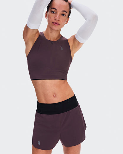Women's Zero 2-in-1 Shorts Urchin | Black - US 9356