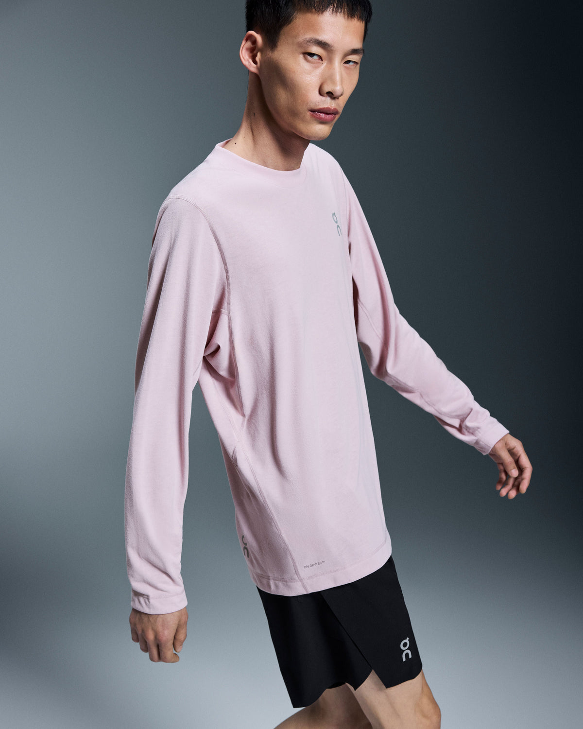 Men's Train Long-T Mauve - US 6595