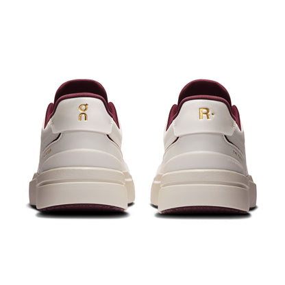 Women's THE ROGER Centre Court Ivory | Maroon - US 5586