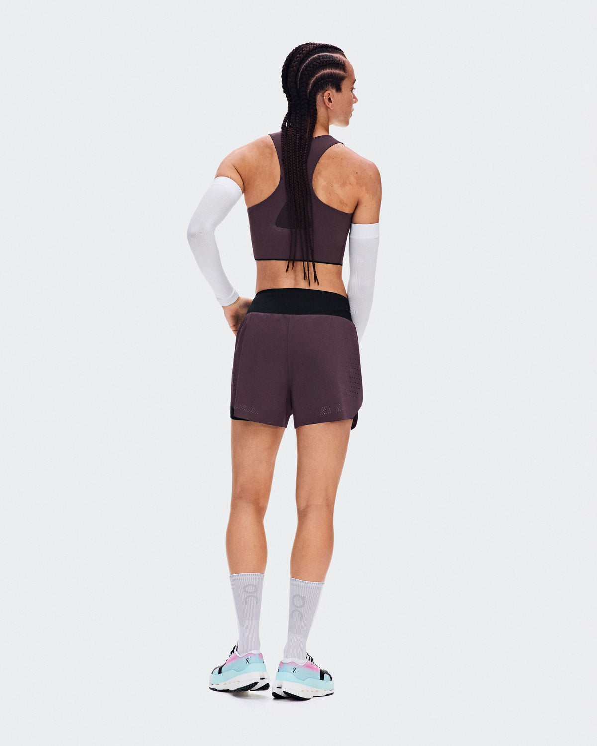 Women's Zero 2-in-1 Shorts Urchin | Black - US 9356