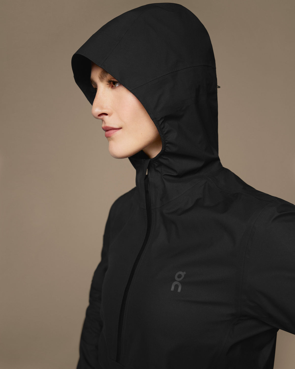 Women's Waterproof Anorak Black - US 9501