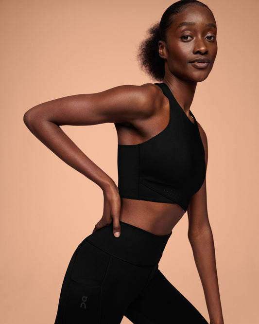 Women's Race Crop Black | Shadow - US 8082