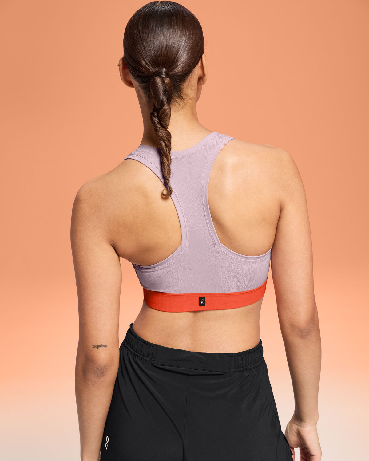 Women's Pace Bra Mauve | Flame - US 9856