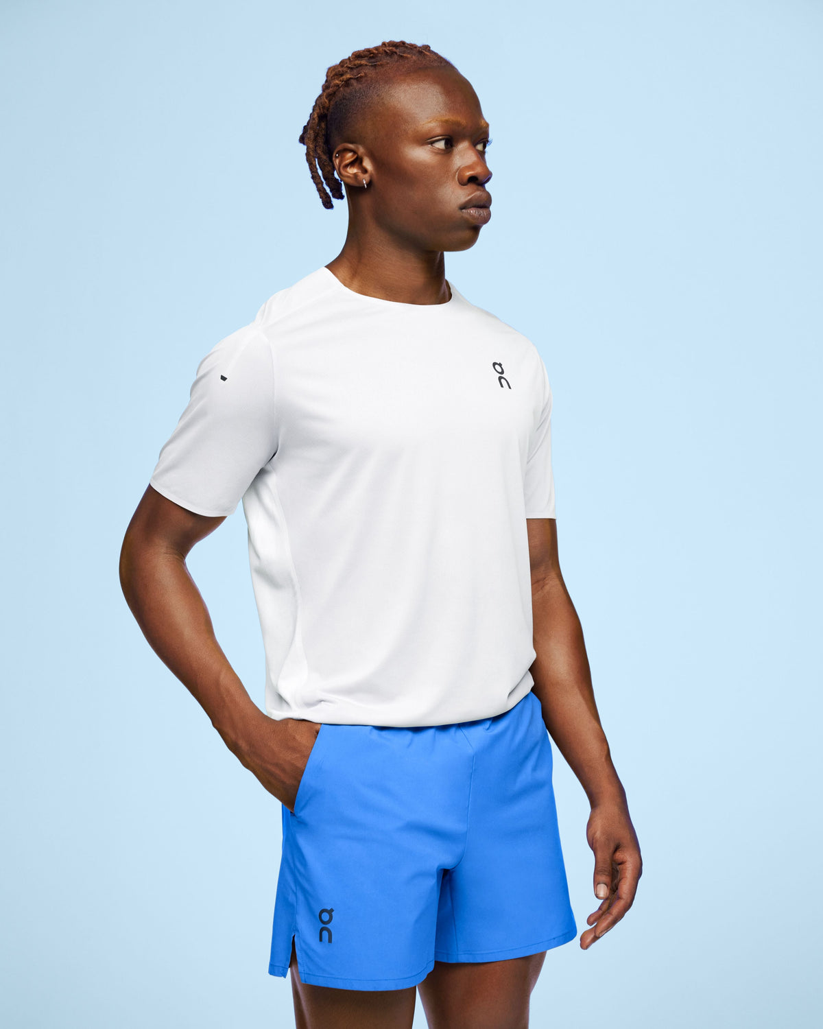 Men's Essential Shorts Cobalt | Black - US 6944