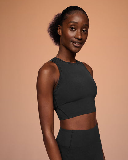 Women's Movement Crop Black - US 4038