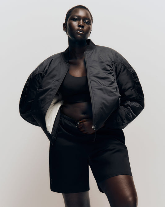 Women's Bomber Jacket Black - US 3521